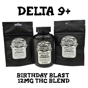 Good Vibe THC Birthday Blast Delta 9+ Gummies